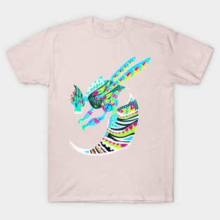 killer bee in light pattern ecopop T-Shirt